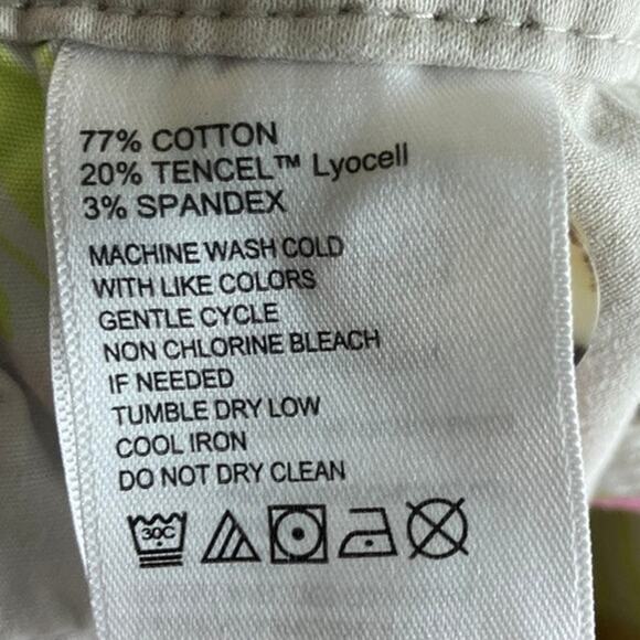 Tommy Bahama Womens Shorts Beige Midi Chino Island Life Stretch 4 - Picture 5 of 11